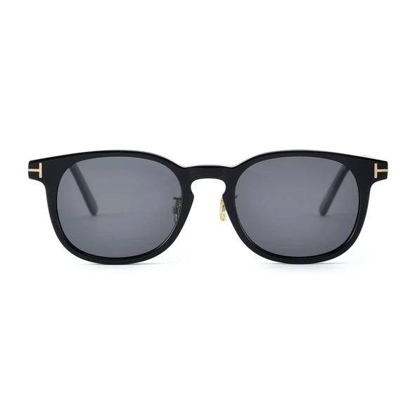 Black Mask Unisex Full Rim Square Acetate Polarized Sunglasses F5725