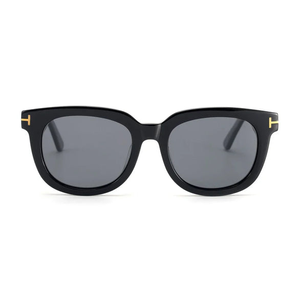 Black Mask Men's Full Rim Square Acetate Polarized Sunglasses 211