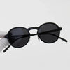 Black Mask Unisex Full Rim Acetate Oval Polarized Sunglasses