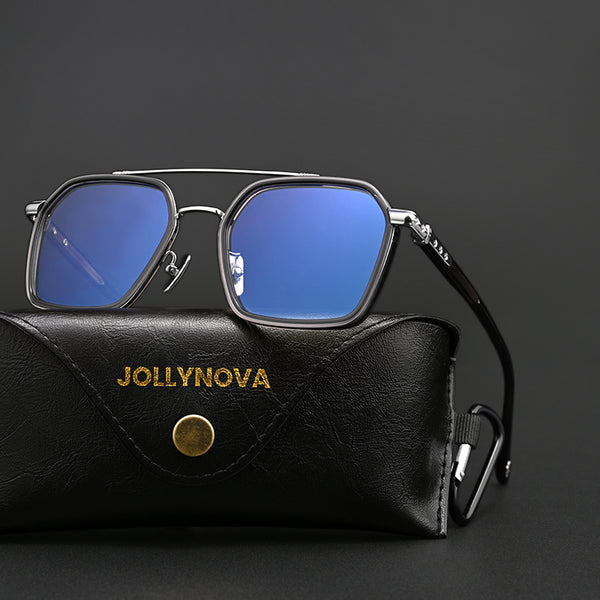 Keller Ultralight Vintage Double Bridge Titanium Glasses Frame