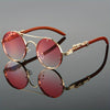 JOLLYNOVA Anti-Reflective Gradient Lenses Leopard Detail Hinges