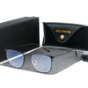 Falon Retro Titanium Square Glasses Frame