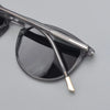 Black Mask Unisex Full Rim Acetate Round Polarized Sunglasses 5608b