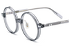 Falkor Hand Craft Retro Tortoise Round Glasses Frame