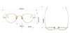 Dakir Titanium Vintage Oval Eyeglasses Frames