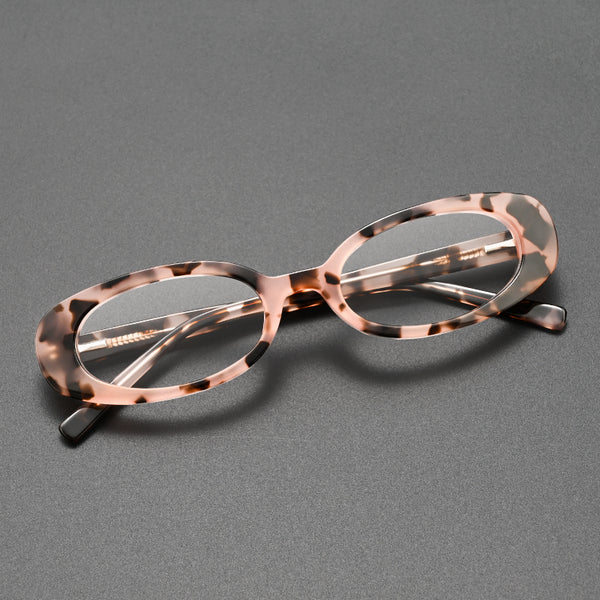 Jan Oval Vintage Acetate Eyeglasses Frame