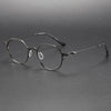 Herb Titanium Vintage Round Eyeglasses Frame