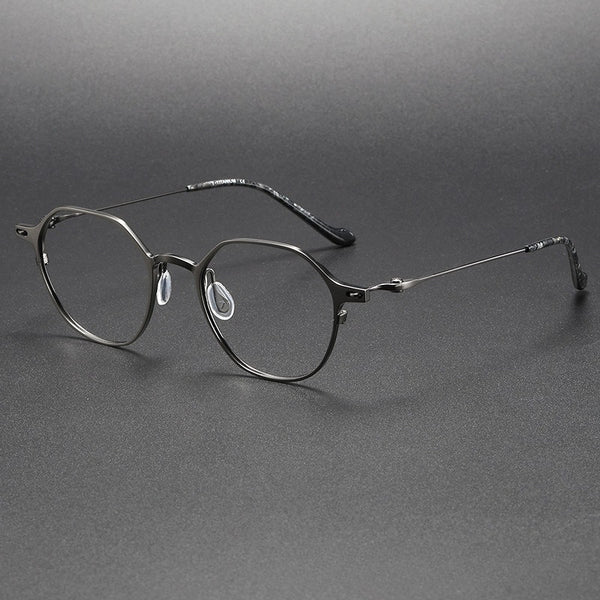 Herb Titanium Vintage Round Eyeglasses Frame
