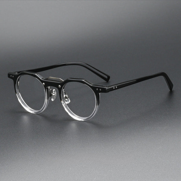 Ron Retro Round Acetate Glasses Frame