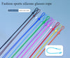 Glasses rope 8-character long silicone sports anti-fall glasses chain