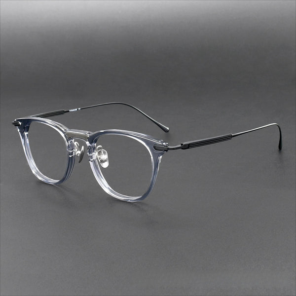 Trent Vintage Square Titanium Eyeglasses Frame