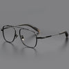 Kaspi Retro Titanium Square Glasses Frame