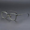 Eddie Classic Square Titanium Glasses Frame