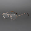 Jeff Titanium Geometric Glasses Frame