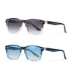 All Matching Square Polarized Sunglasses For Men Women TR90 Material Frame Spring Hinges