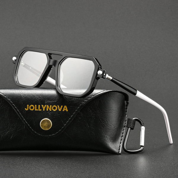 Parke Double-bridge Retro Acetate Eyeglasses Frame