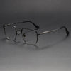 Hahn Business Square Titanium Double-bridge Glasses Frame