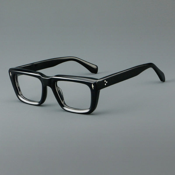 Sutton Retro Rectangle Acetate Glasses Frame