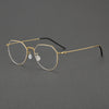 Duque Classic Geometric Titanium Glasses Frame