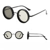 Carmo Retro Round Steampunk ND Dimming Sunglasses