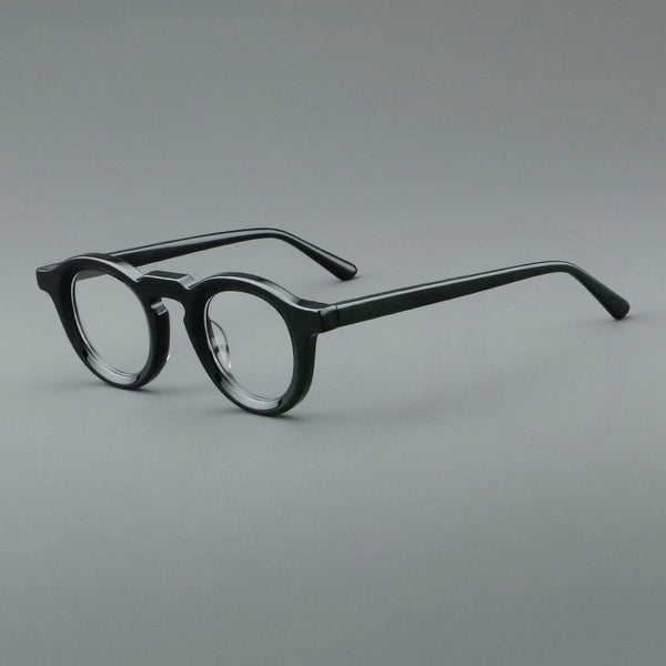 Gage Retro Round Acetate Glasses Frame