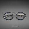 Draz Titanium Vintage Geometric Eyeglasses Frames