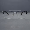 Madun Business Square Titanium Double-bridge Glasses Frame