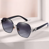 Brand New  Vintage Butterfly Sunglasses Women Retro Double Ring Design Gradient Square Sun Glasses Female UV400