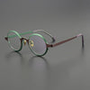 Audie Titanium Round Glasses Frame
