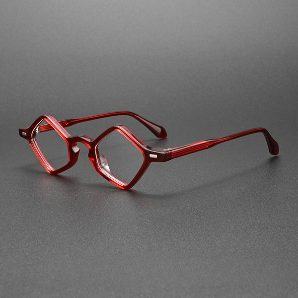Conlin Vintage Polygon Acetate Glasses Frame