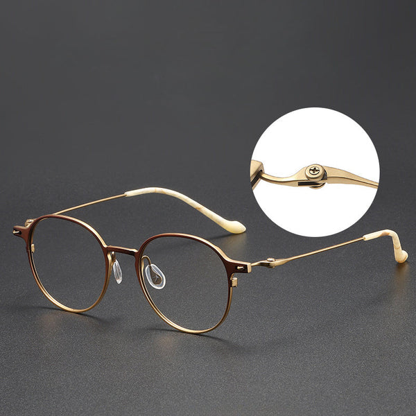 Zenni Optical Round Gold Rim Glasses Eye Glasses Round Gold