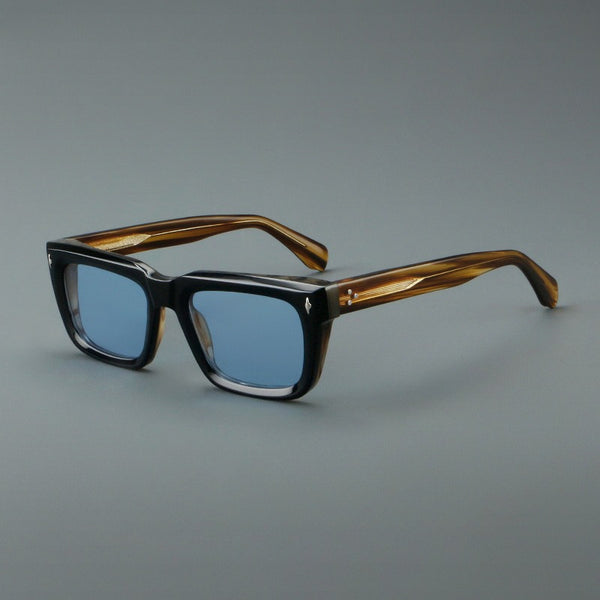 Majeed Premium Series Retro Rectangle Acetate Sunglasses