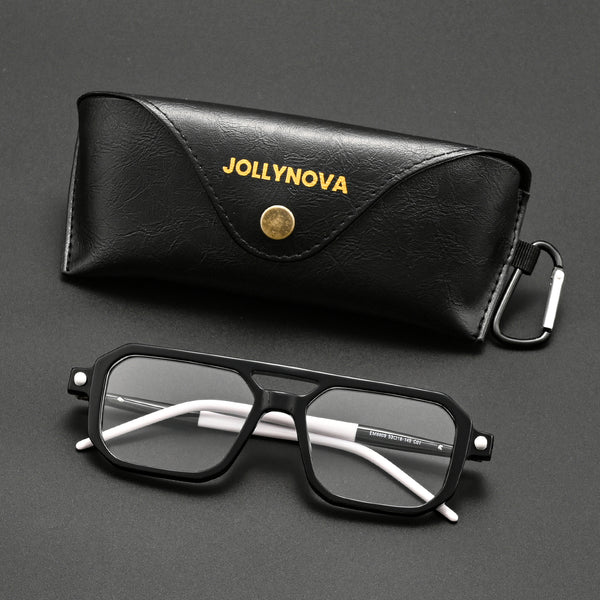 Parke Double-bridge Retro Acetate Eyeglasses Frame