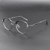 Ngo Vintage Round Titanium Foldable Eyeglasses Frame
