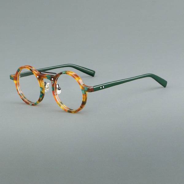 Van Vintage Round Acetate Optical Glasses Frame