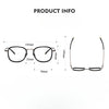 Alcor Retro Titanium Square Glasses Frame