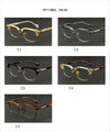 Shenzhen eyebrow glasses frame male Croxing same plate glasses 81086 fashionable large frame pure titanium glasses frame female
