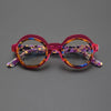 Bates Retro Round Acetate Glasses Frame