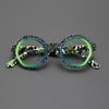Bates Retro Round Acetate Glasses Frame