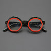 Bates Retro Round Acetate Glasses Frame