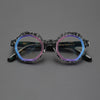 Bates Retro Round Acetate Glasses Frame