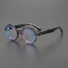 Bates Retro Round Acetate Glasses Frame