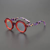Bates Retro Round Acetate Glasses Frame