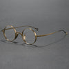 Monroe Titanium Round Glasses Frame