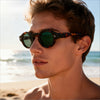 Sowell Premium Series Retro Round Acetate Sunglasses