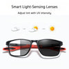 Sports TR Square Frame Ultra-Light Anti-Blue Light Multi-Focus Photochromic Reading Glasses