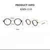 Schloss Titanium Vintage Round Eyeglasses Frame