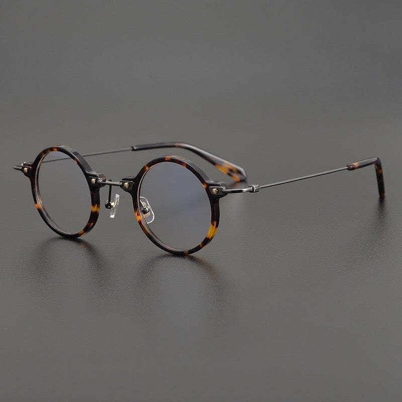 Vintage Retro TR90+Metal Small Round Eyeglass Frames For Men & Women – 45mm