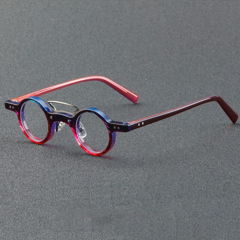 Punk Rocker Frame Bert Punk Retro Round Acetate Frame – Jollynova