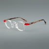 Cham Fashion Geometric Acetate Glasses Frame